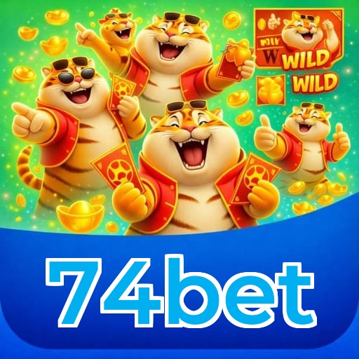 Catálogo slots 74bet mostrando top jogos Gates Olympus Sweet Bonanza Fortune Tiger Big Bass volatilidade RTP