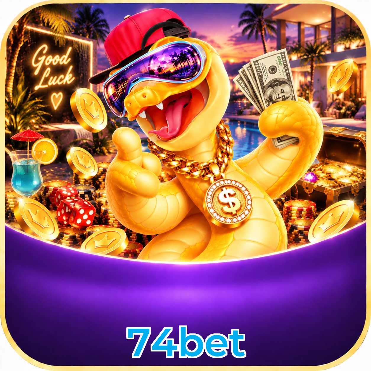 Download seguro do app 74bet com APK oficial de 58MB