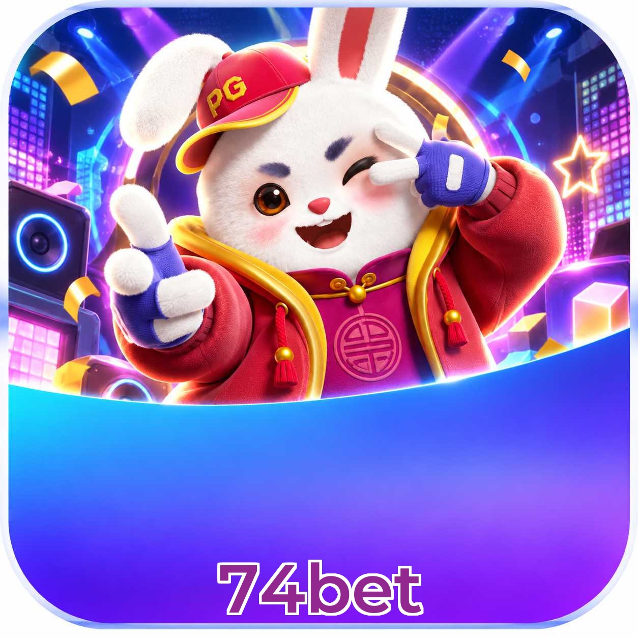 Página oficial da 74bet no Facebook com promoções e suporte